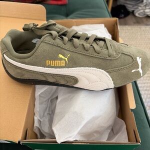 Puma Women’s Speedcat OG Olive Green Sneakers
